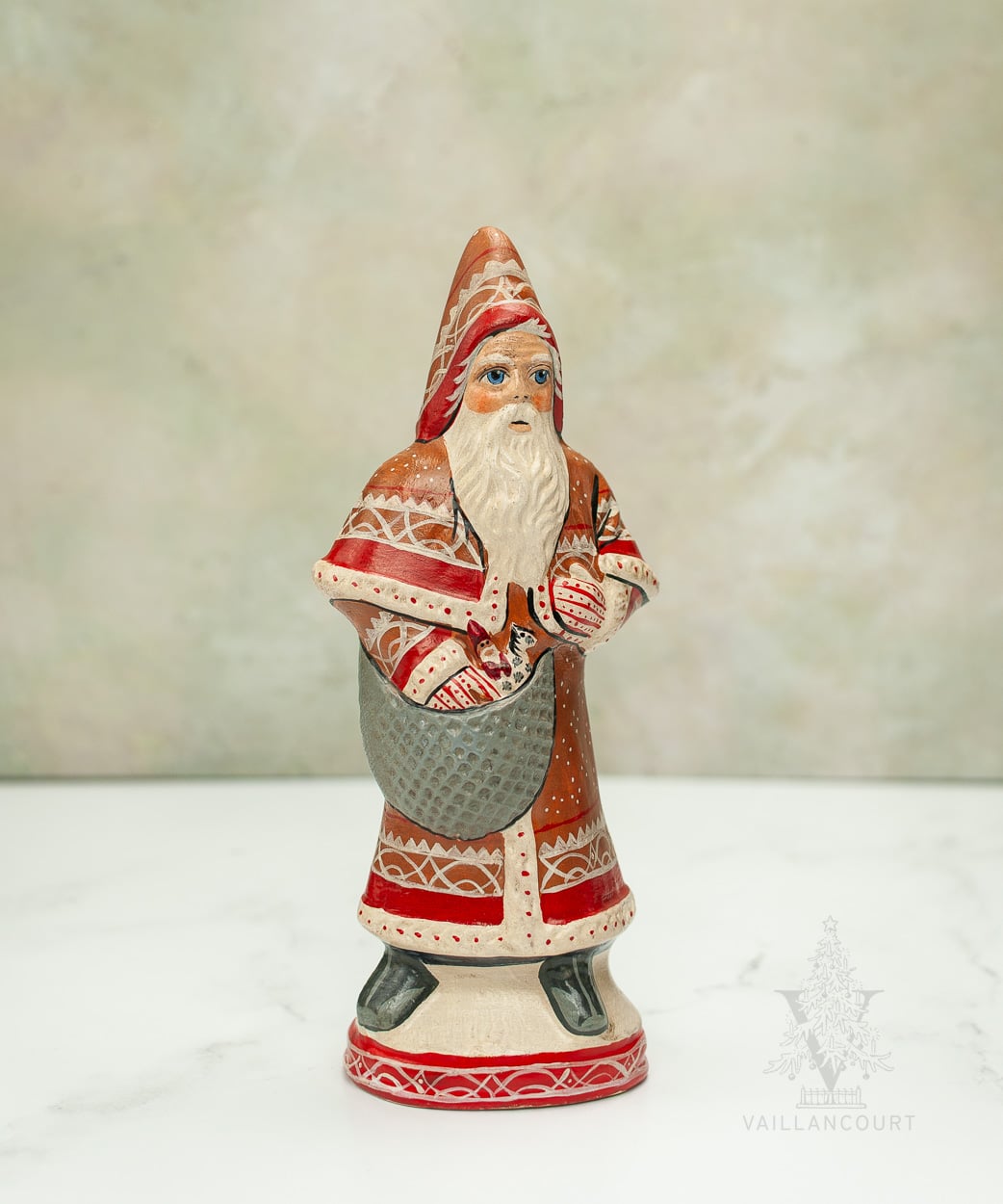 Father Christmas in Brown & Red Coat (Vault)