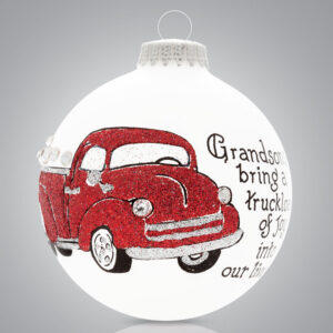 Grandson Truck Ornament