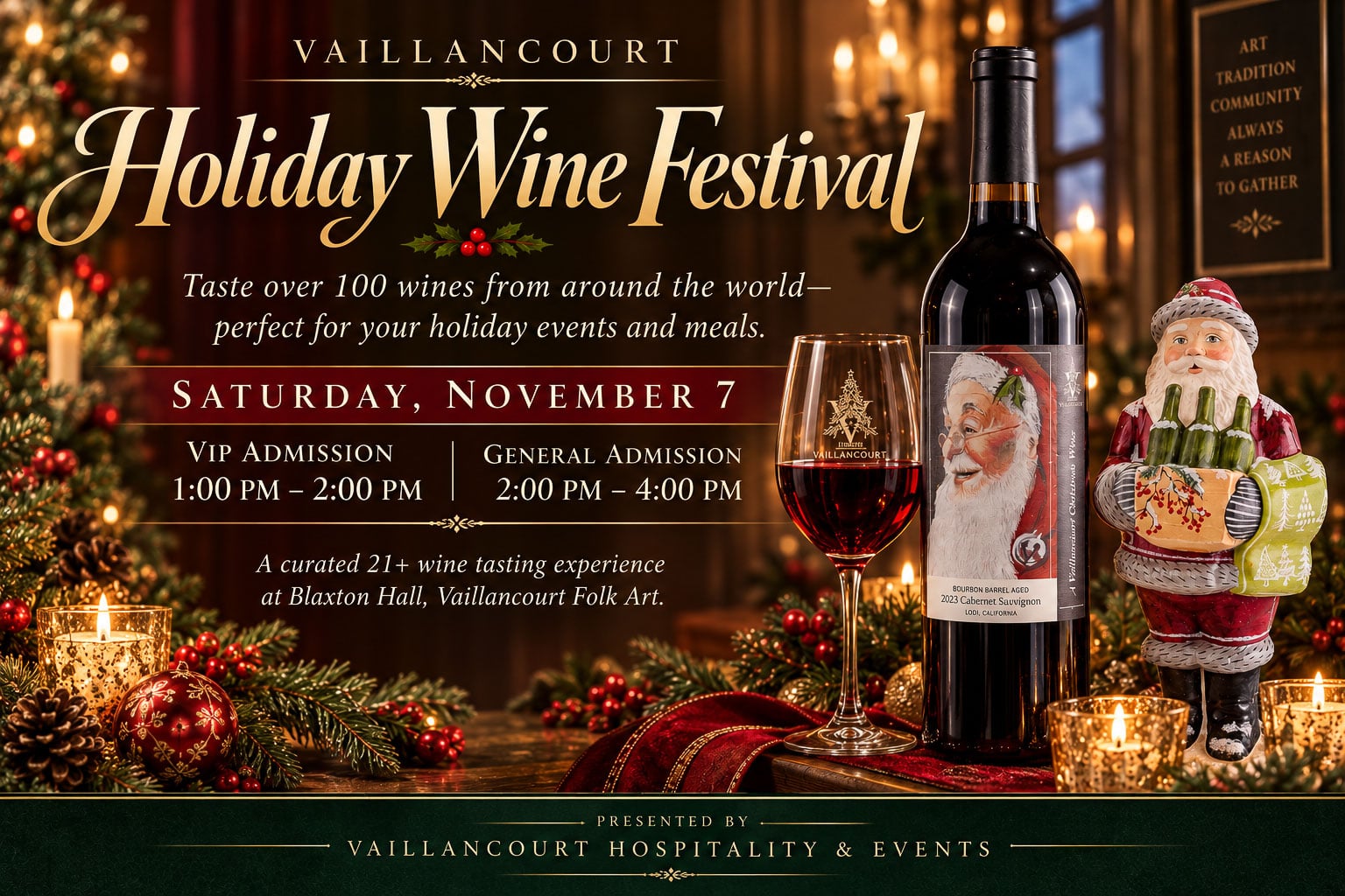 GA Holiday Wine Festival Admission